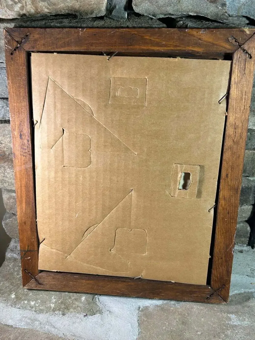 Vintage AC DC rock band music wall decor wooden framed art work READ